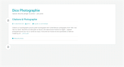 Desktop Screenshot of dico-photographie.com